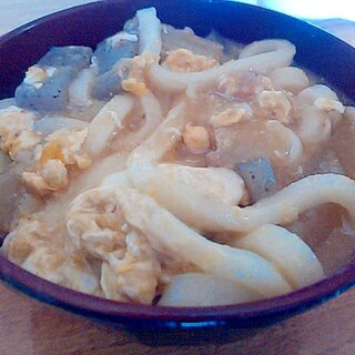 残り物リメイク！簡単牛すじ味噌煮込みうどん